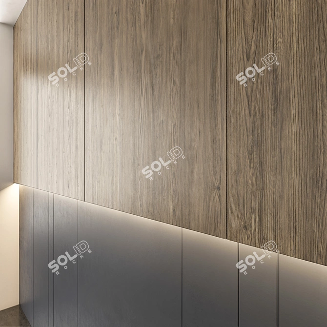 Elegant Wall Panel: Perfect for Interior Design 3D model image 2