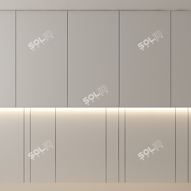 Elegant Wall Panel: Perfect for Interior Design 3D model image 3