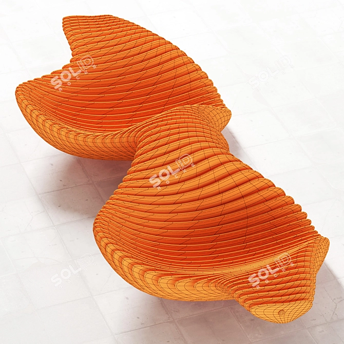 Parametric Bench: Versatile Design for Any Space 3D model image 3