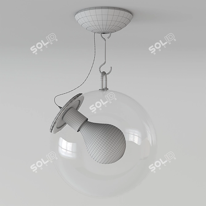 Modern Miconos Ceiling Light 3D model image 3