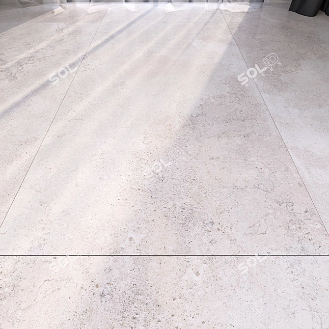 HD Marble Floor: Stunning Textures & Realistic Material 3D model image 1