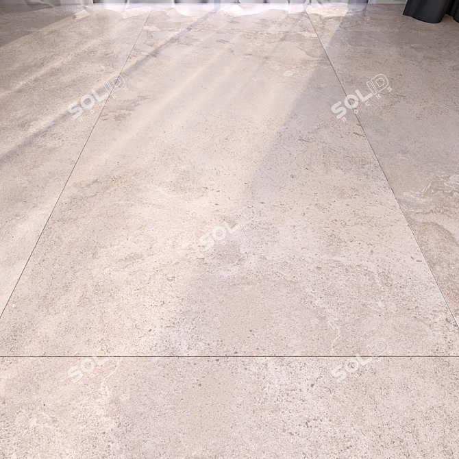 Luxury Marble Floor Tiles 3D model image 1