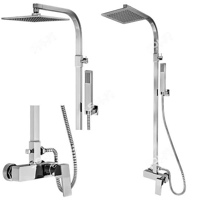 IMPRESE Grafiky ZMK041807090: 3DMax Shower Set 3D model image 3