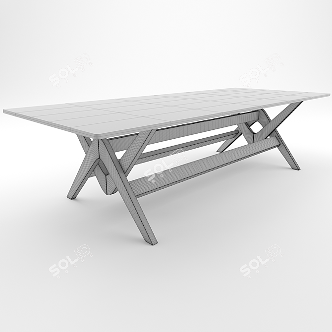 Modern Cassina Capitol Complex Table 3D model image 3