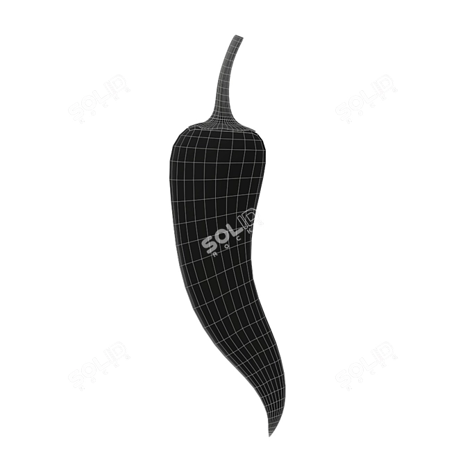 Spicy Chili Pepper 4k Texture 3D model image 2