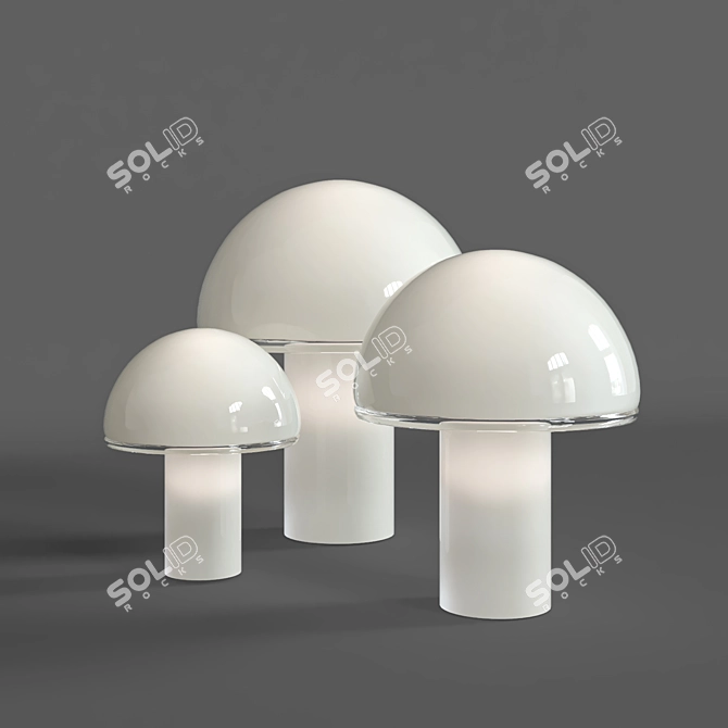 Sleek ONFALE Lamp: Elegant Design & Soft Illumination 3D model image 1