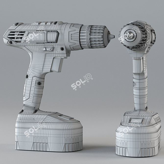 Power Drill Kit 3D model image 1