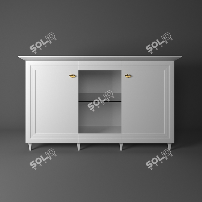 Elegant "Augusta" Chest 3D model image 1