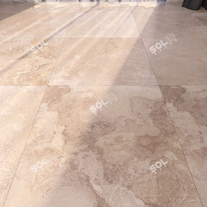 HD Marble Floor Textures 3D model image 1