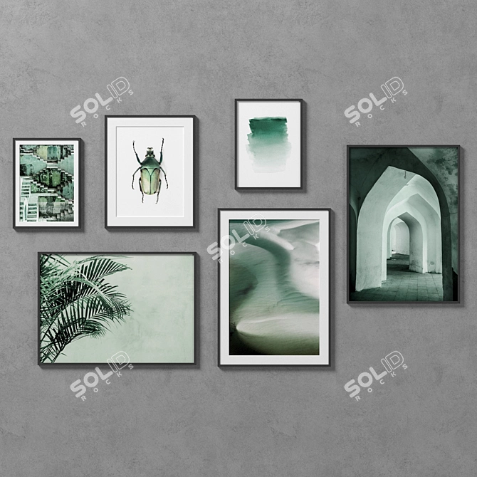 Modern Frames Collection 3D model image 1