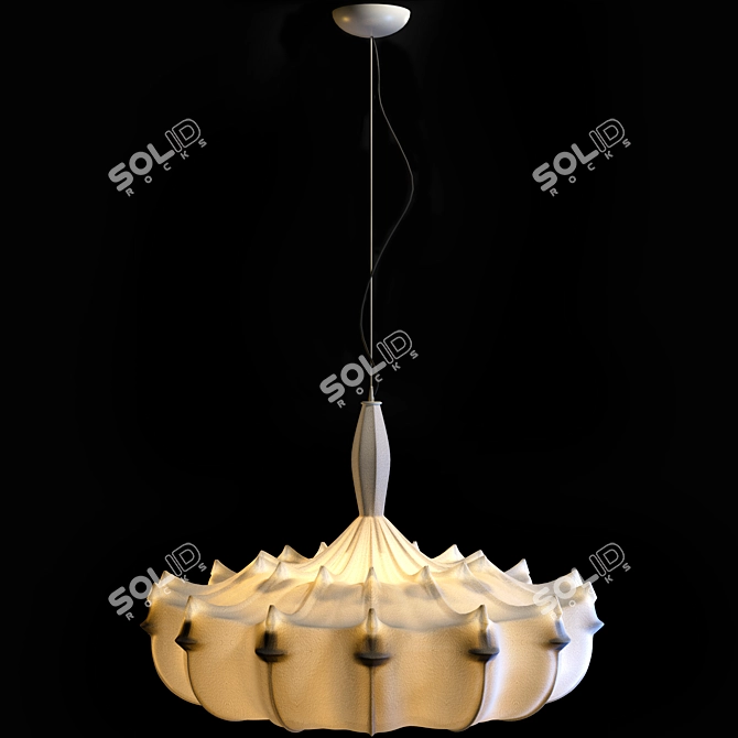 Zeppelin S1: Marcel Wanders Inspired Ceiling Light 3D model image 2