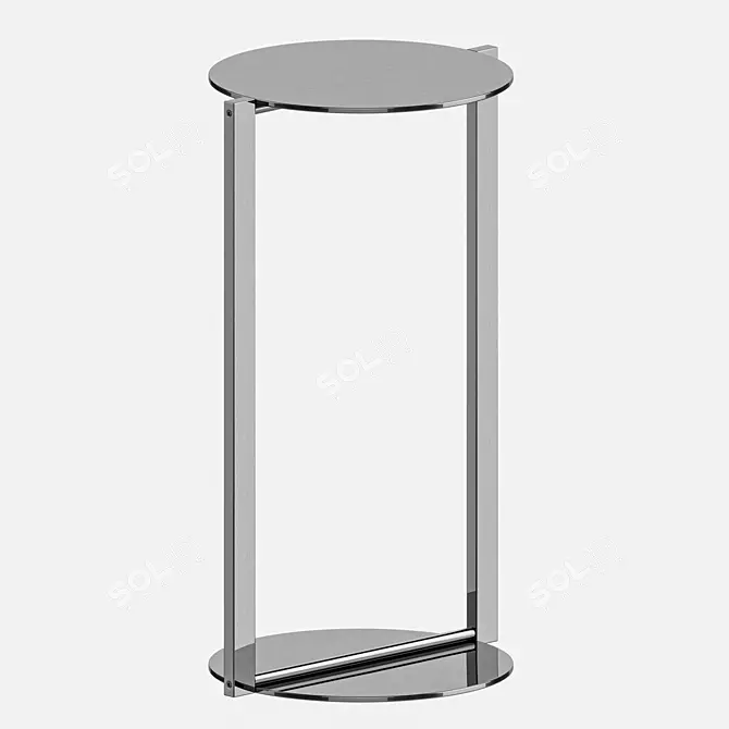 Elevate your space with the Untitled Chrome Side Table 2.0 3D model image 1