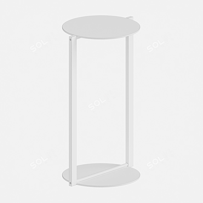 Elevate your space with the Untitled Chrome Side Table 2.0 3D model image 2