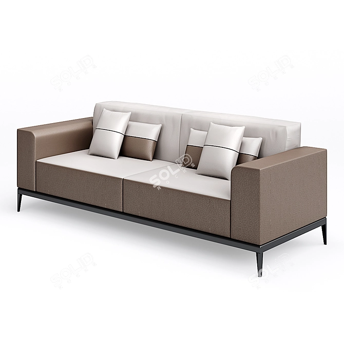 Ultimate Comfort Sofa 3D model image 1