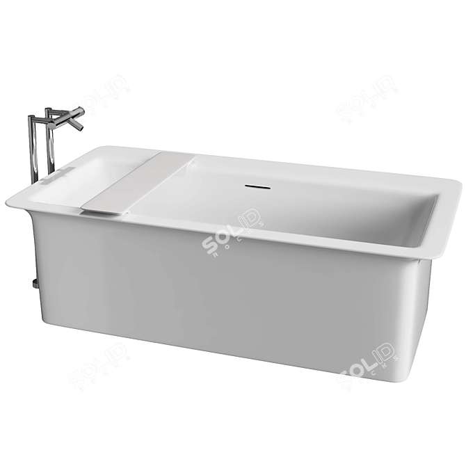 Gleaming iSpa Bath by Gessi 3D model image 1