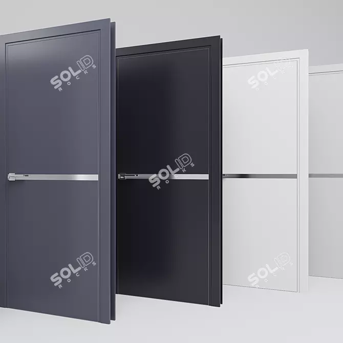 Profil 11E Telescopic Door 3D model image 2