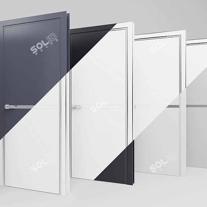 Profil 11E Telescopic Door 3D model image 3