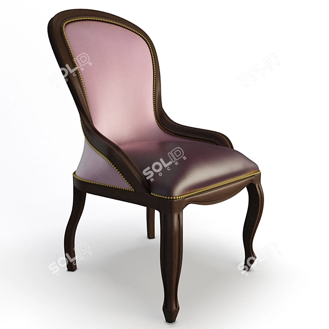 Elegant Enigma Classic Chair 3D model image 1