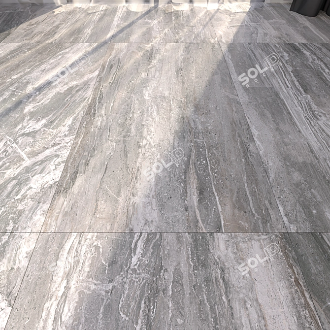 HD Marble Floor Tiles: High-quality Textures & Stunning Design 3D model image 1