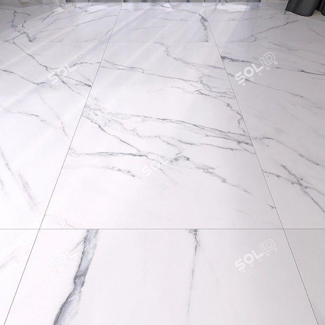 Luxurious Marble Floor: HD Textures 3D model image 1