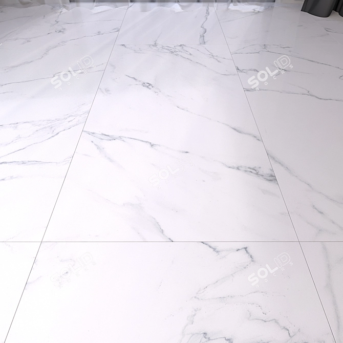 Luxury Marble Tiles - HD Textures 3D model image 1