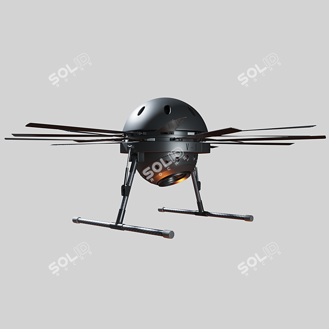 Sky Guardian Drone Hunter 3D model image 1