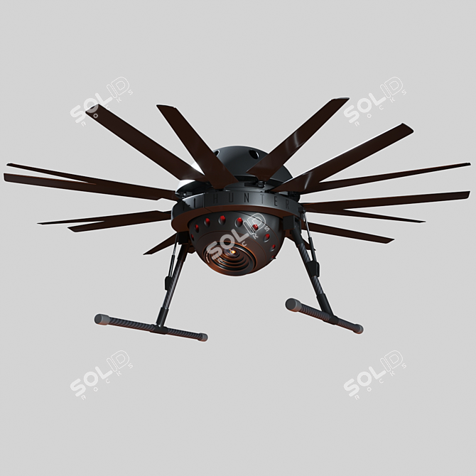 Sky Guardian Drone Hunter 3D model image 2