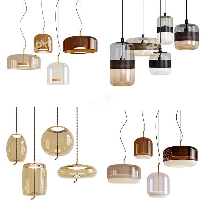 Elegant Chandelier Collection_14 3D model image 1