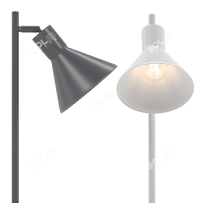 Nordlux Eik Table Lamp - Elegant and Versatile 3D model image 2