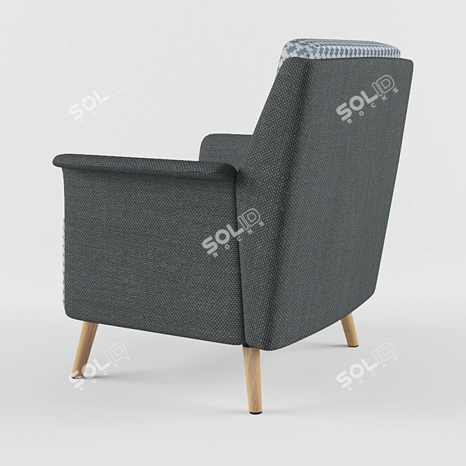 Cozy-Eco Single Seater Sofa 3D model image 2