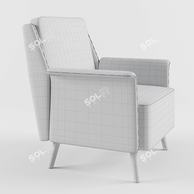 Cozy-Eco Single Seater Sofa 3D model image 3
