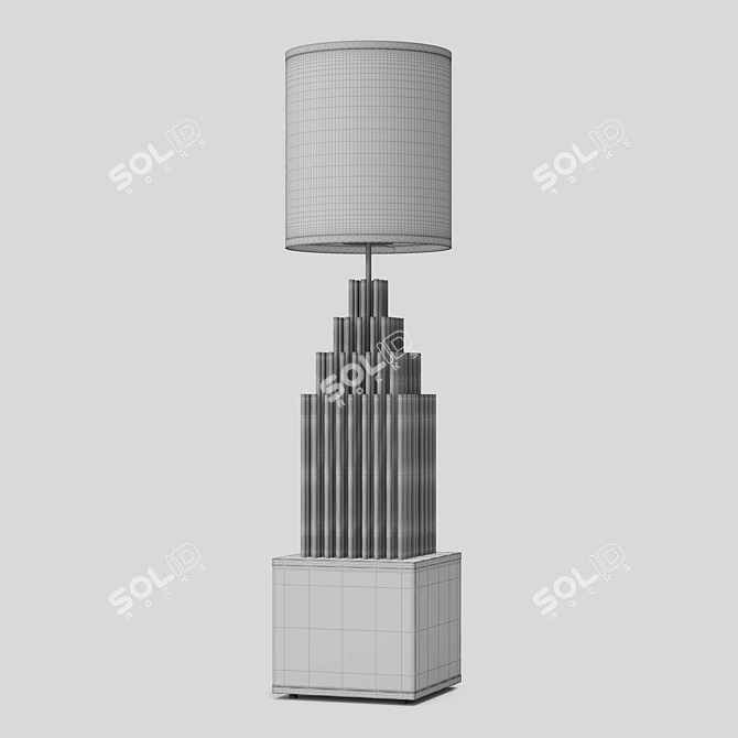 Elegant Paramount Floor Lamp 3D model image 2