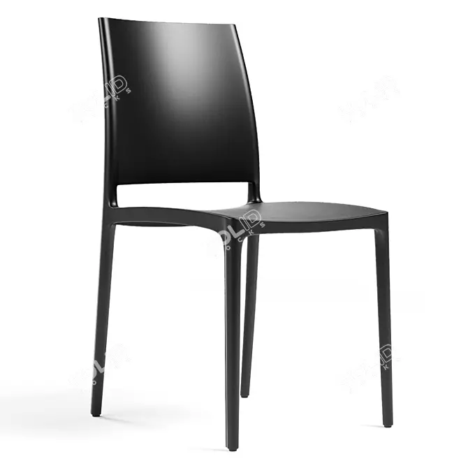 Elegant SEDIA Chair: Sleek Design 3D model image 1