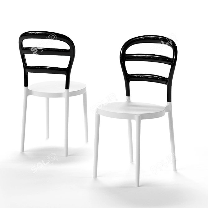 Modern SEDIA Chair: Stylish Comfort 3D model image 1