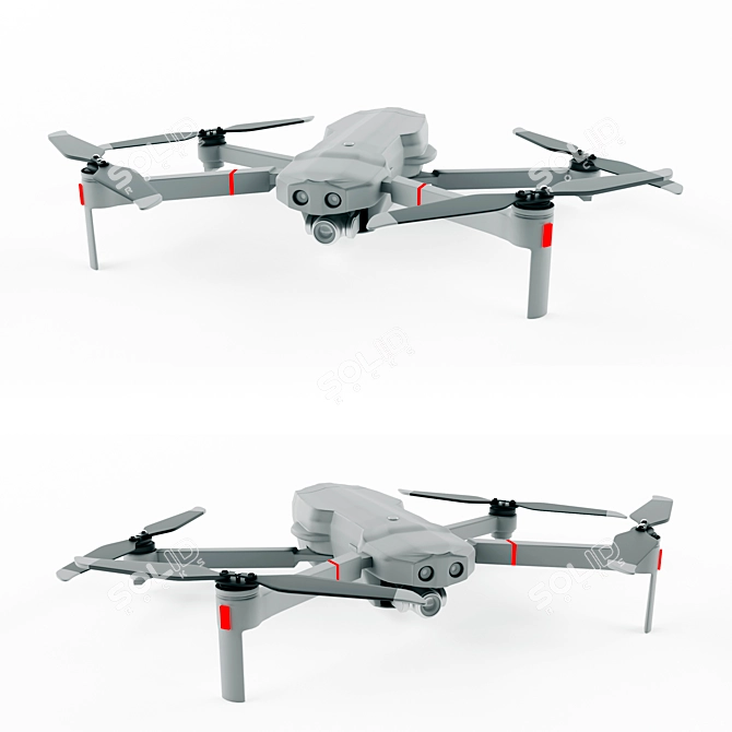 Modular Compact Drone 3D model image 1