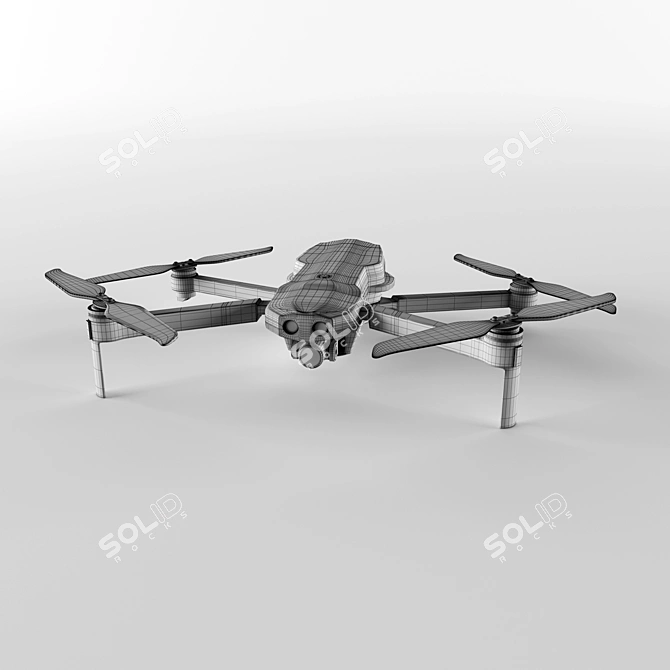 Modular Compact Drone 3D model image 3