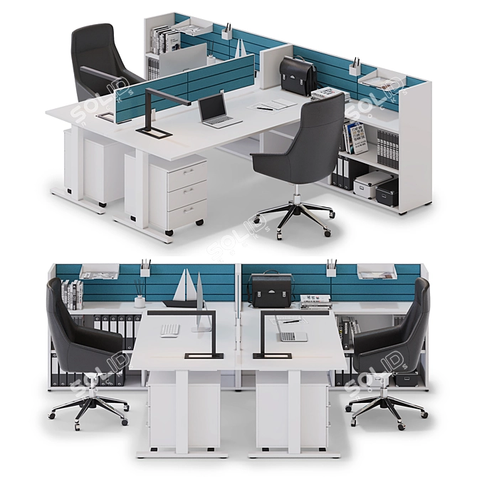 Elevate Your Office Space 3D model image 1