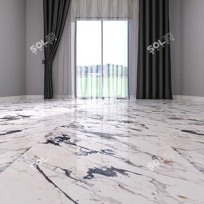 Luxury Marble Floor Collection 3D model image 2