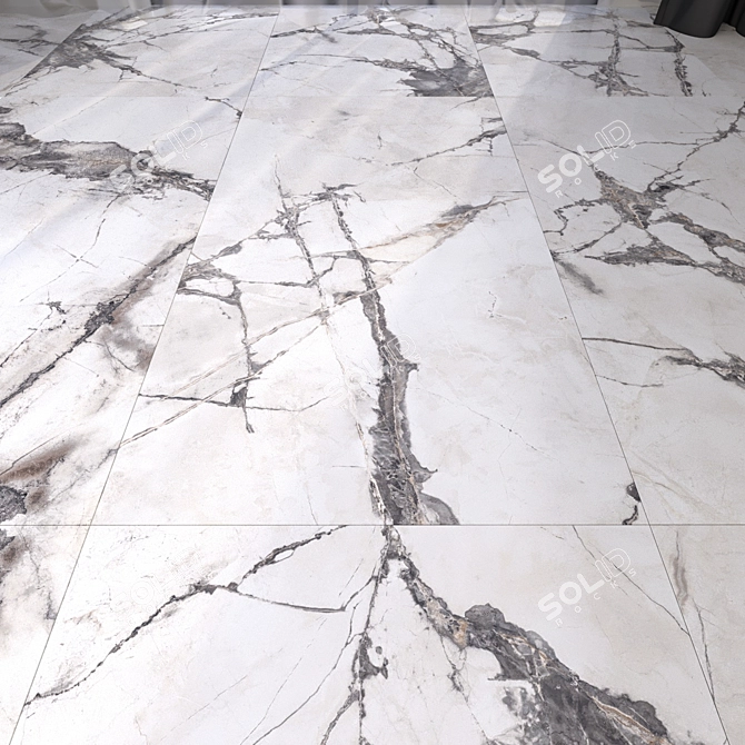 HD Marble Textured Floors 3D model image 3