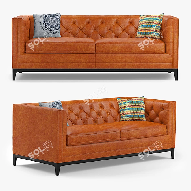 Title: Elegant Anderson Ethan Allen Sofa 3D model image 1