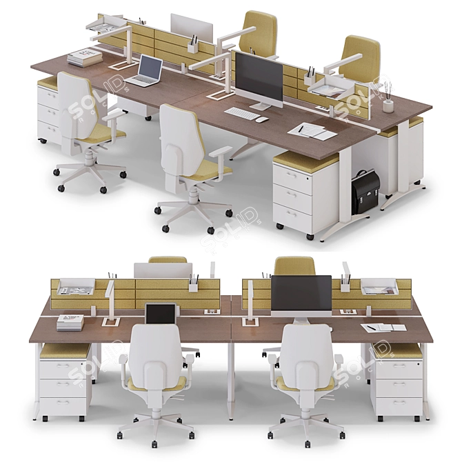 LAS OXI Workspace Solution 3D model image 1