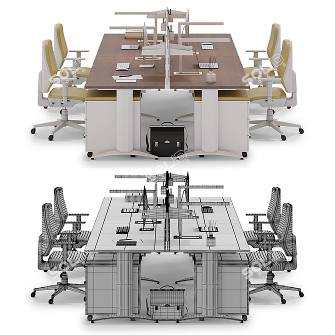 LAS OXI Workspace Solution 3D model image 2