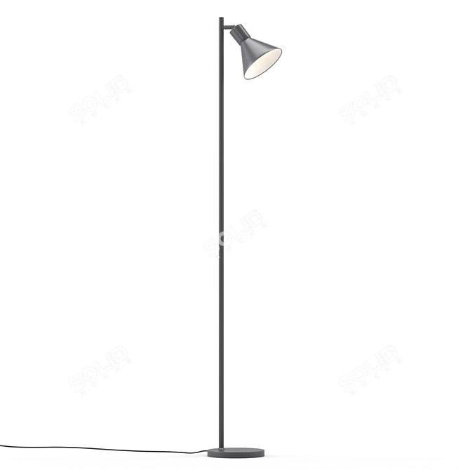 Nordlux Eik: Modern Floor Lamp 3D model image 1