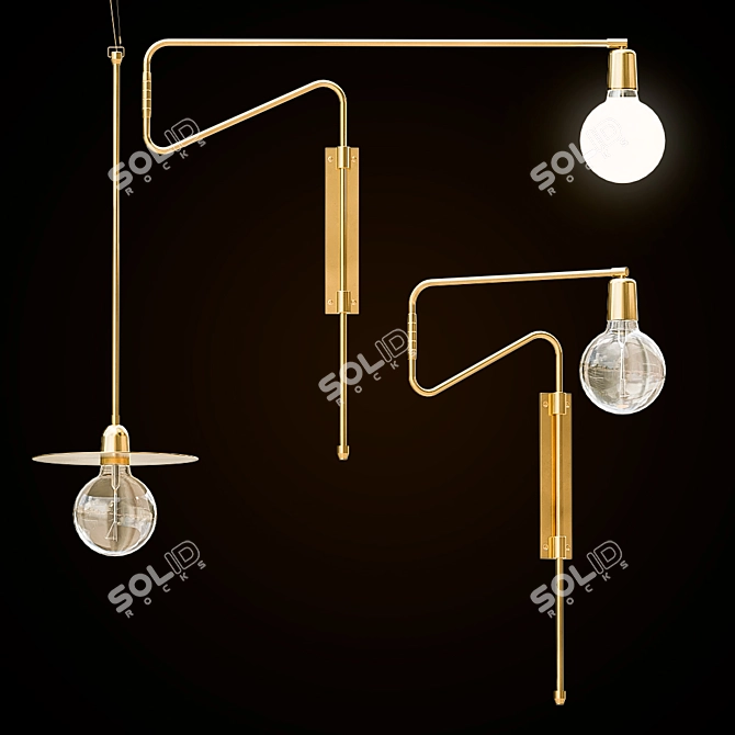 Modern House Doctor Lamps 3D model image 1