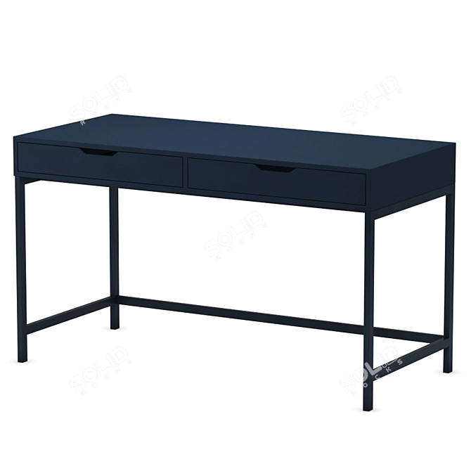 Functional IKEA ALEX Desk 3D model image 1