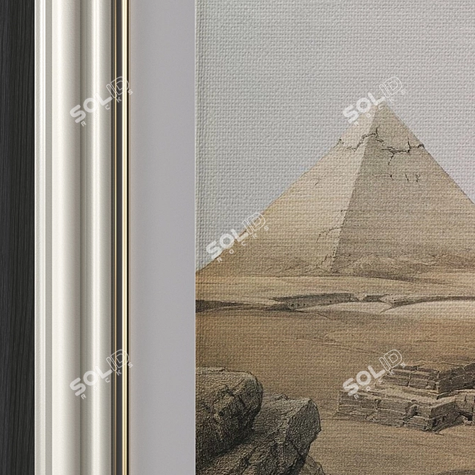 Modern Egyptian Art Collection 3D model image 3