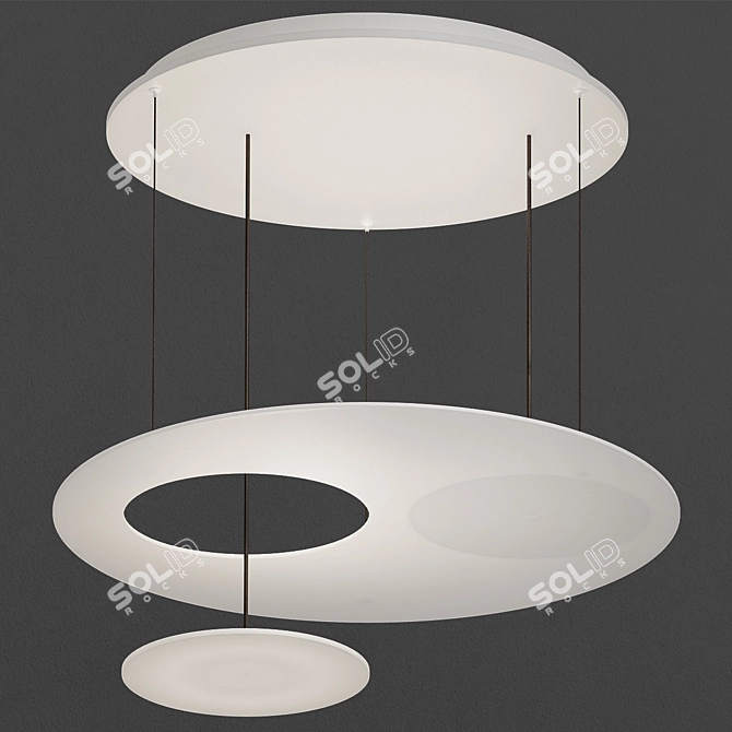 Luminescent Glider Pendant 3D model image 1