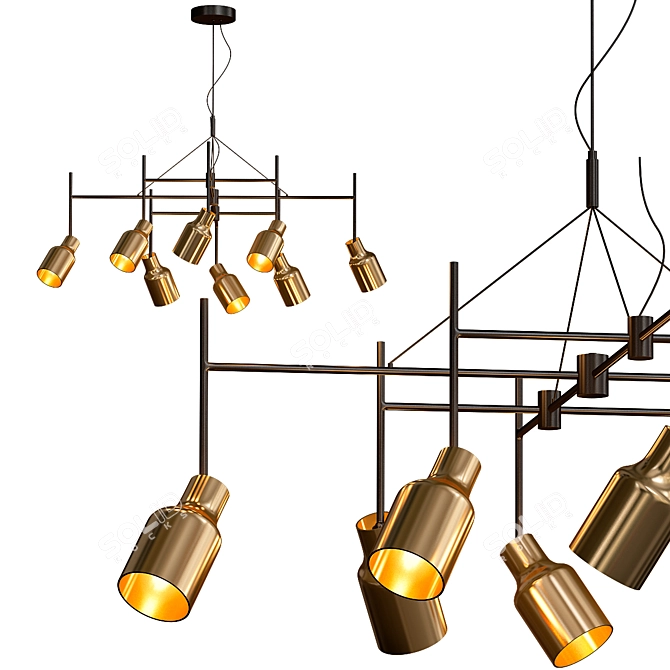 Illuminating Elegance - Pendant Lights 3D model image 1