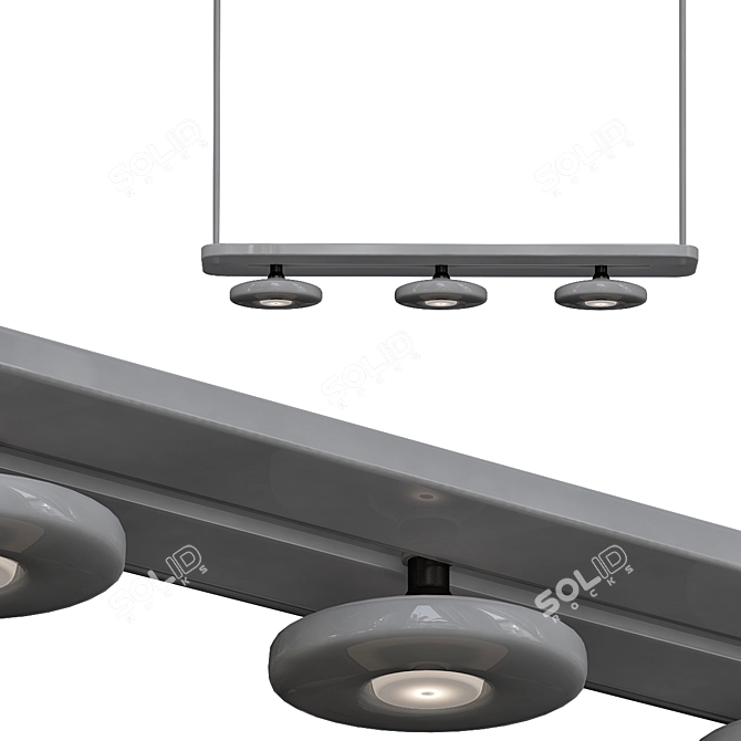 Illuminatе Your Space: Estiluz BUTTON 3D model image 1