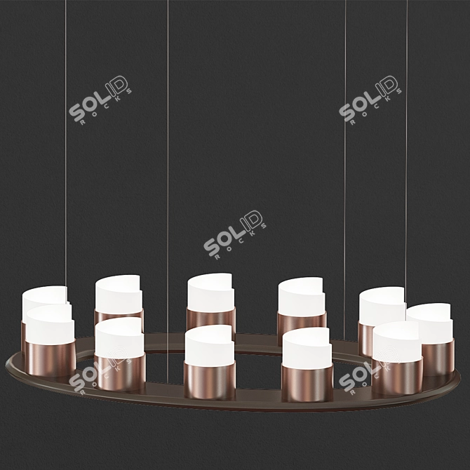 Elegant Spiral Accent: NOIDESIGN CARACÒL 3D model image 1